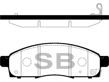 Brake pads SP2267 (Sangsin)