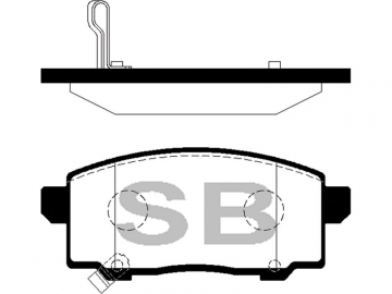 Brake pads SP2315 (Sangsin)