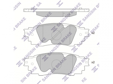 Brake pads SP4091 (Sangsin)