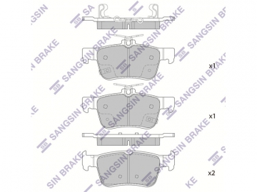 Brake pads SP4127 (Sangsin)