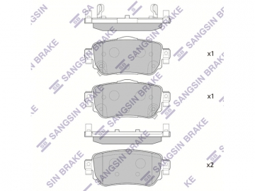 Brake pads SP4140 (Sangsin)