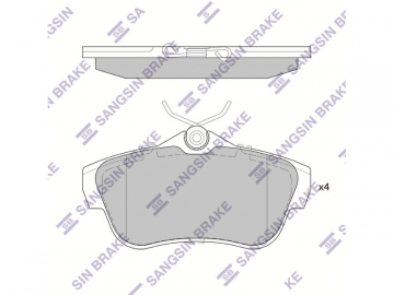 Brake pads SP4149 (Sangsin)