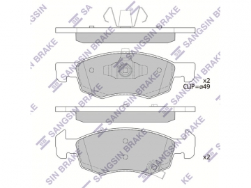 Brake pads SP4195 (Sangsin)