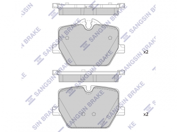 Brake pads SP4396 (Sangsin)
