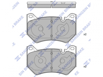 Brake pads SP4534 (Sangsin)