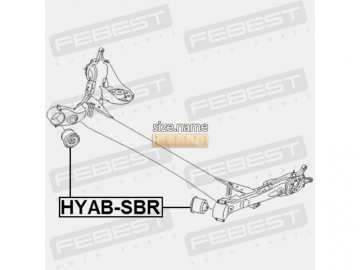 Suspension bush HYAB-SBR (FEBEST)