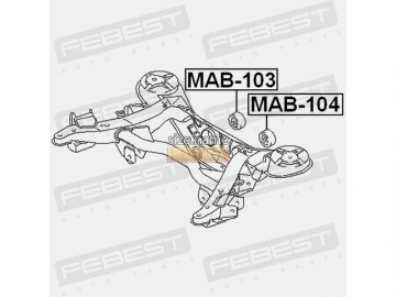 Сайлентблок MAB-103 (FEBEST)