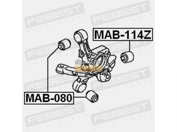 Suspension bush MAB-114Z (FEBEST)