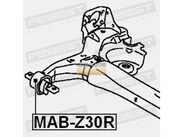 Suspension bush MAB-Z30R (FEBEST)