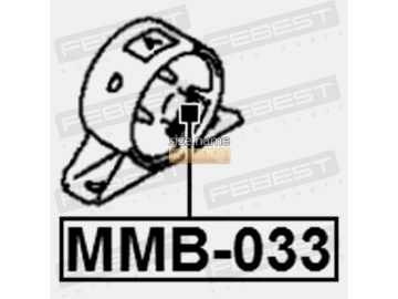Suspension bush MMB-033 (FEBEST)