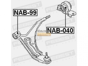 Сайлентблок NAB-040 (FEBEST)