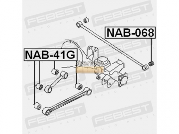 Suspension bush NAB-068 (FEBEST)