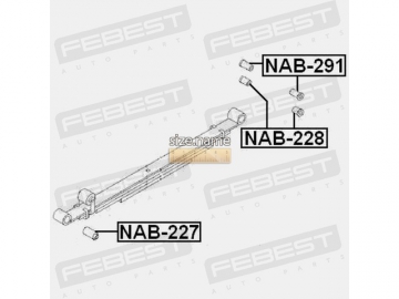 Сайлентблок NAB-227 (FEBEST)