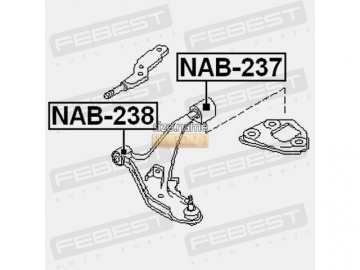 Сайлентблок NAB-237 (FEBEST)