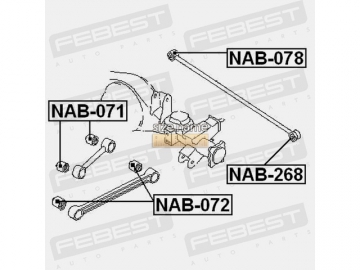 Сайлентблок NAB-268 (FEBEST)
