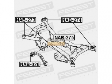 Сайлентблок NAB-275 (FEBEST)
