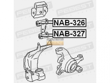 Сайлентблок NAB-326 (FEBEST)