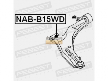 Suspension bush NAB-B15WD (FEBEST)