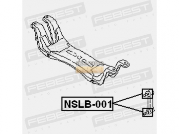 Пыльник шаровой опоры NSLB-001 (FEBEST)