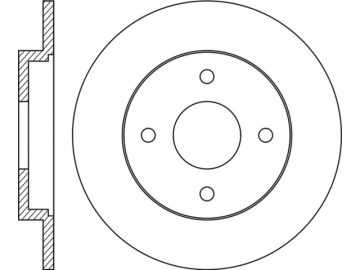 Brake Rotor RN1018 (NiBK)