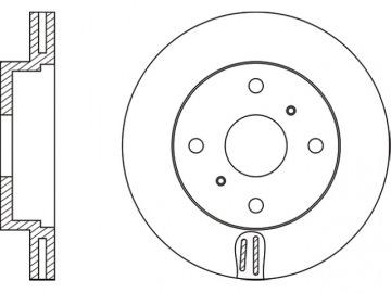 Brake Rotor RN1250V (NiBK)