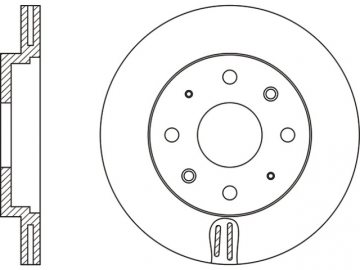 Brake Rotor RN1376V (NiBK)