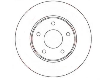 Brake Rotor RN1637V (NiBK)