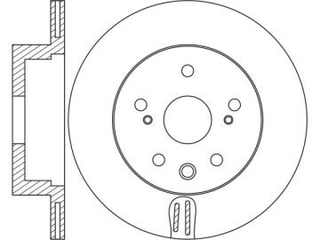 Brake Rotor RN1665V (NiBK)