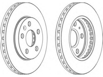 Brake Rotor RN1684V (NiBK)