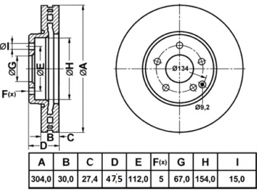 Brake Rotor RN1790VSET (NiBK)