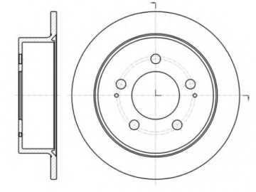 Brake Rotor RN1957 (NiBK)