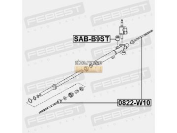 Suspension bush SAB-B9ST (FEBEST)