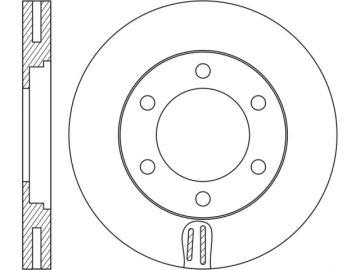 Brake Rotor BR25140T (SB NAGAMOCHI)