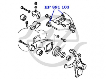 Сайлентблок HP 891 103 (HANSE)