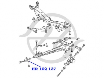 Сайлентблок HR 102 137 (HANSE)