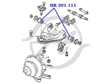 Сайлентблок HR 301 111 (HANSE)