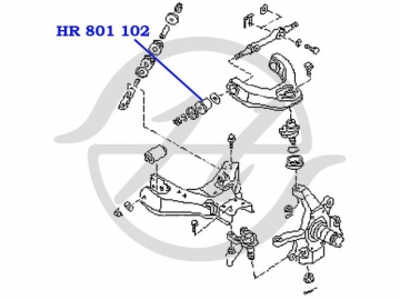 Сайлентблок HR 801 102 (HANSE)