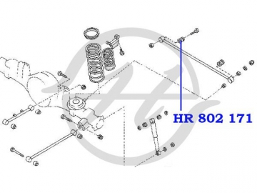 Сайлентблок HR 802 171 (HANSE)
