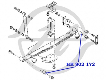 Сайлентблок HR 802 172 (HANSE)