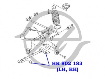 Сайлентблок HR 802 183 (HANSE)