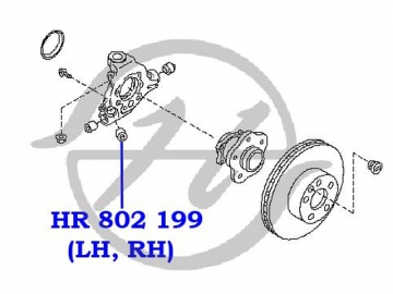 Сайлентблок HR 802 199 (HANSE)
