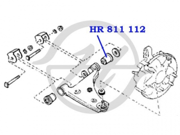 Сайлентблок HR 811 112 (HANSE)