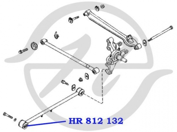 Сайлентблок HR 812 132 (HANSE)