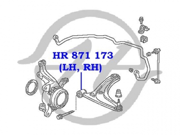 Сайлентблок HR 871 173 (HANSE)