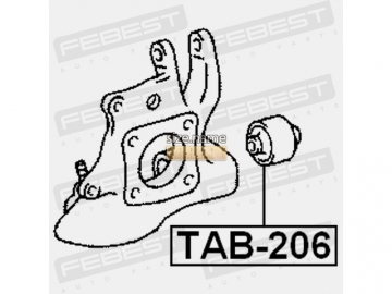 Suspension bush TAB-206 (FEBEST)