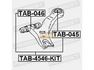 Сайлентблок TAB-4546-KIT (FEBEST)