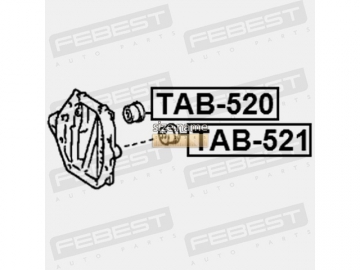 Suspension bush TAB-520 (FEBEST)