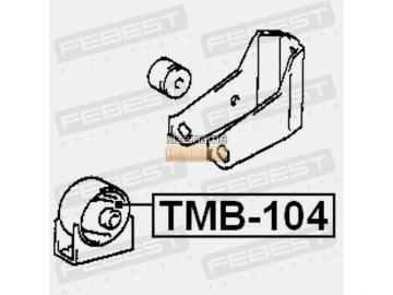 Suspension bush TMB-104 (FEBEST)