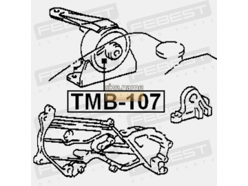 Suspension bush TMB-107 (FEBEST)