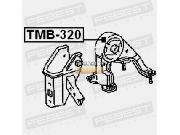 Suspension bush TMB-320 (FEBEST)